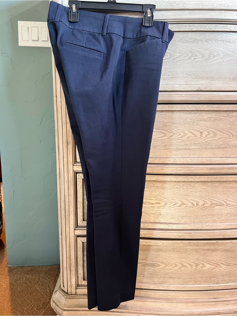 LOFT Navy Ankle-Length Women's Pants